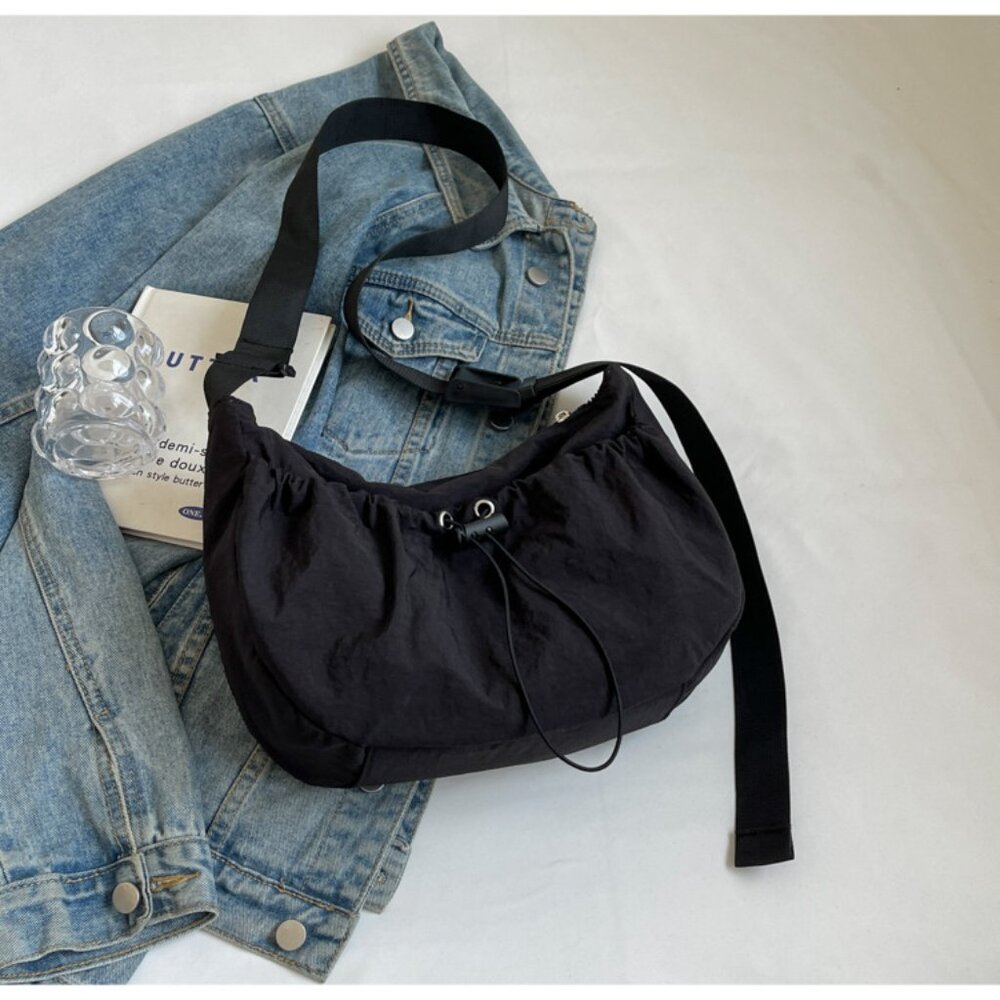 Black Women’s Hobo Bag – Classic Everyday Shoulder Bag